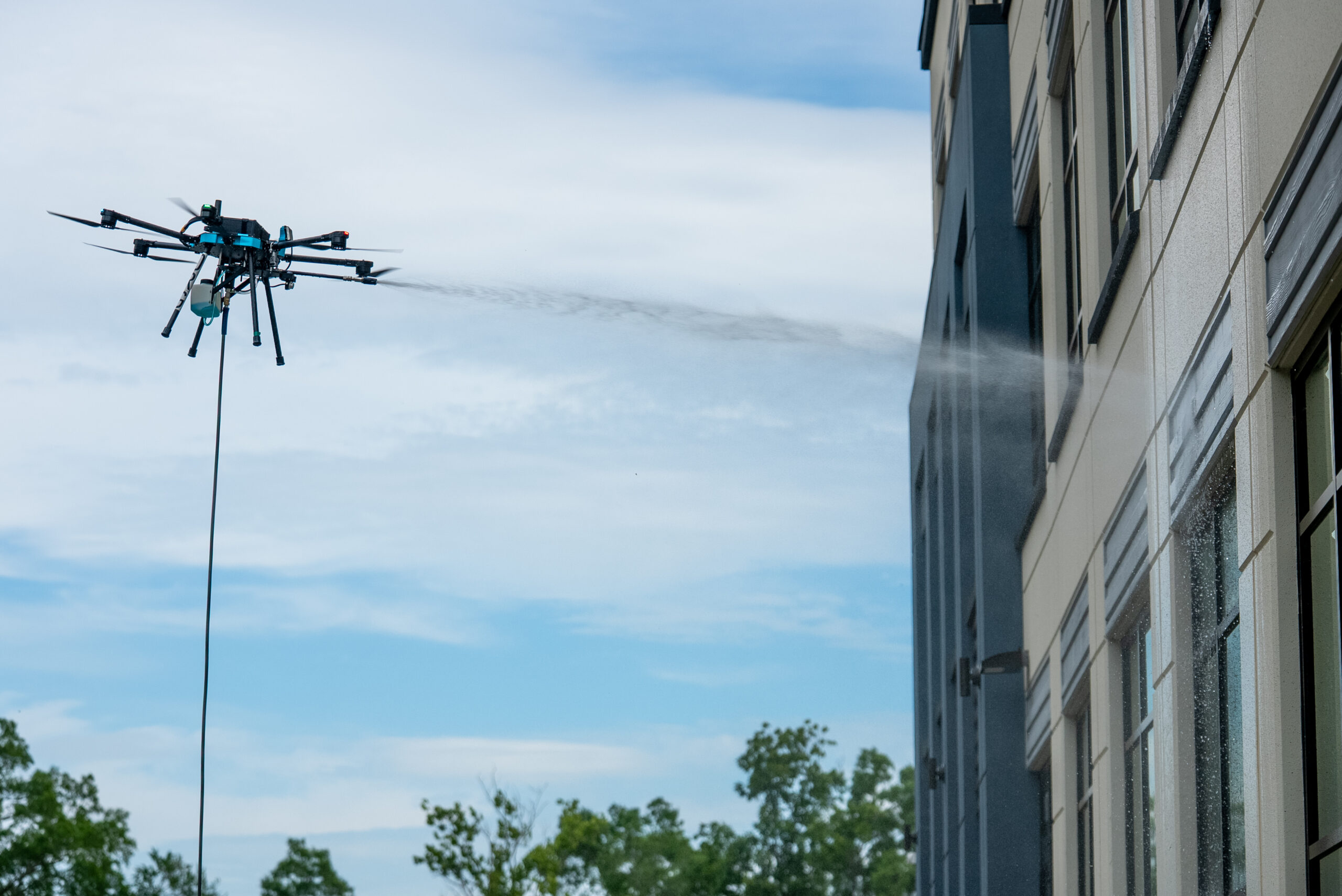 Drone Power Washing Services in Charlottesville